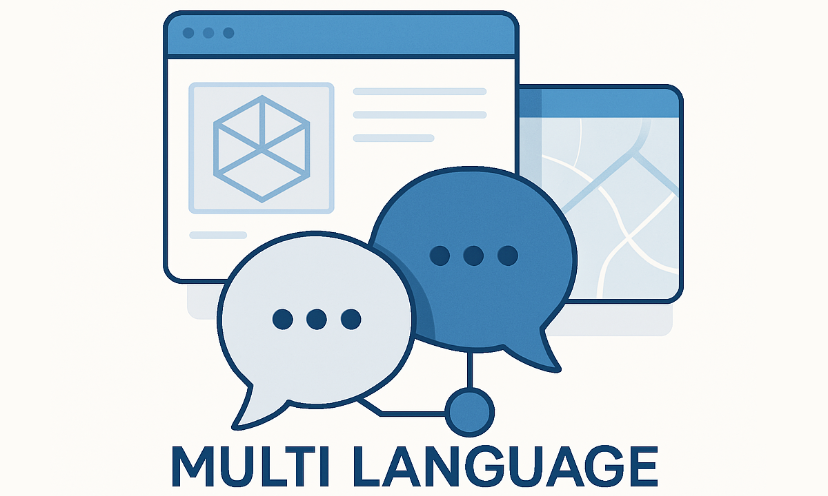 Ilustración de Multi lingüe